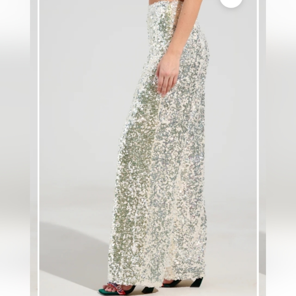 AKIRA Sequin Trousers - Picture 5 of 7